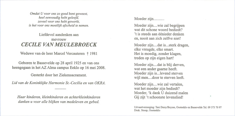 Cecile Van Meulebroeck