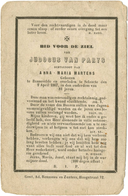 Judocus Van Parys