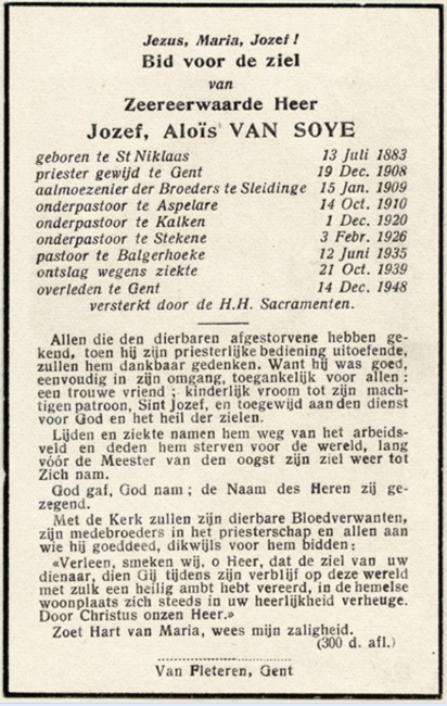 Jozef Alos Van Soye