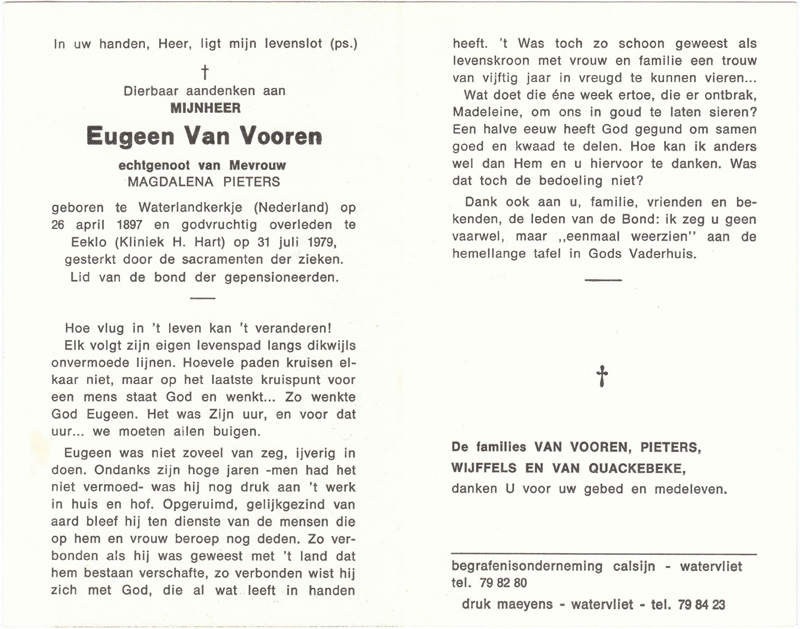 Eugeen Van Vooren