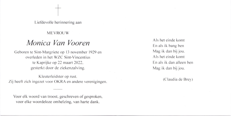 Monica Van Vooren