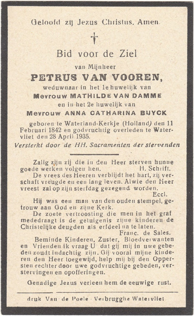 Petrus Van Vooren