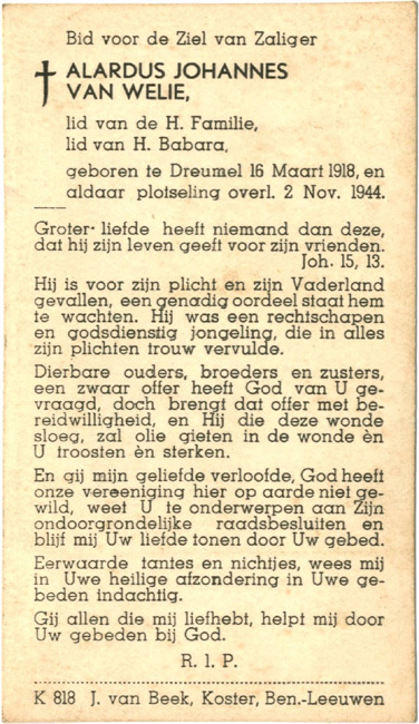 Alardus Johannes Van Welie