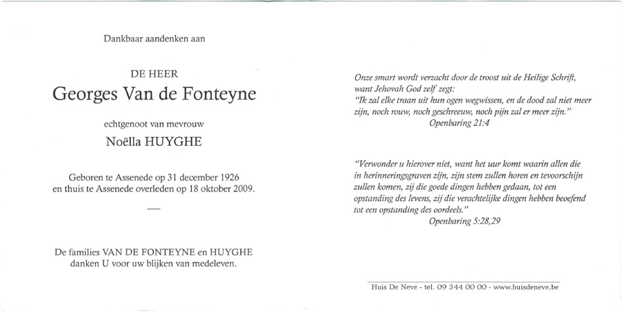 Georges Van de Fonteyne