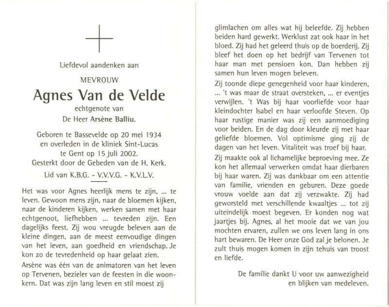 Agnes Van de Velde