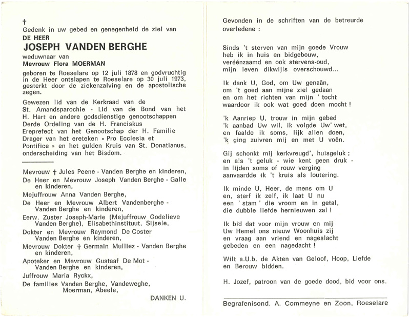 Joseph Vanden Berghe