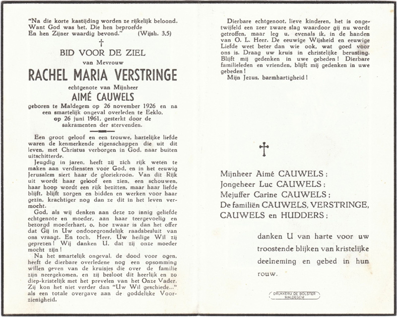 Rachel Maria Verstringe