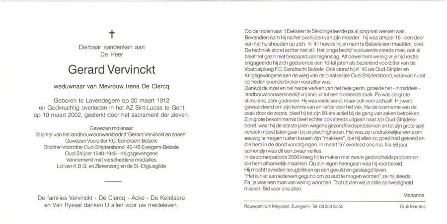 Gerard Vervinckt