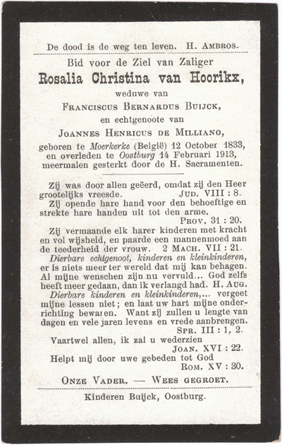 Rosalia Christina van Hoorikx
