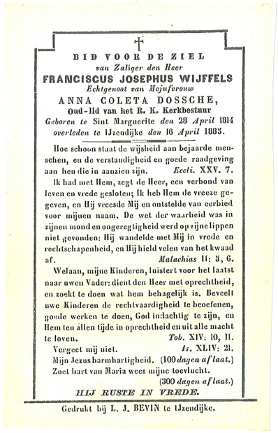 Franciscus Josephus Wijffels