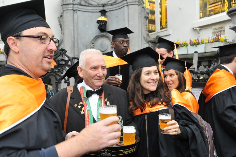 Avec les étudiants MBA de Solvay