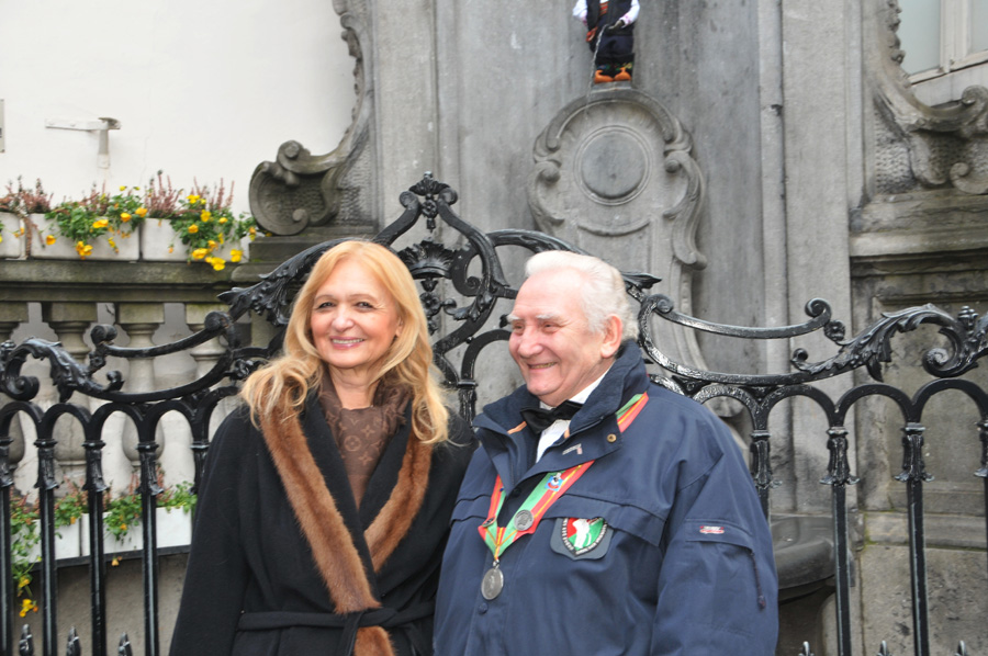Georges avec son Excellence l'Ambassadeur de la Serbie, Madame Vesna ARSIC