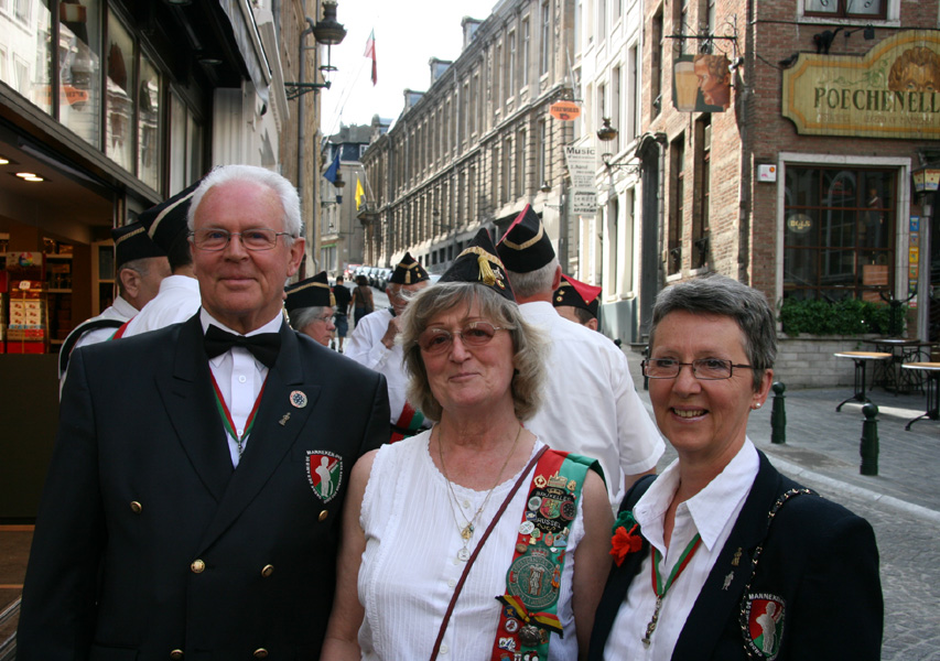 Yves Dricot, Marthe Coeckelenbergh and Chantal Dricot