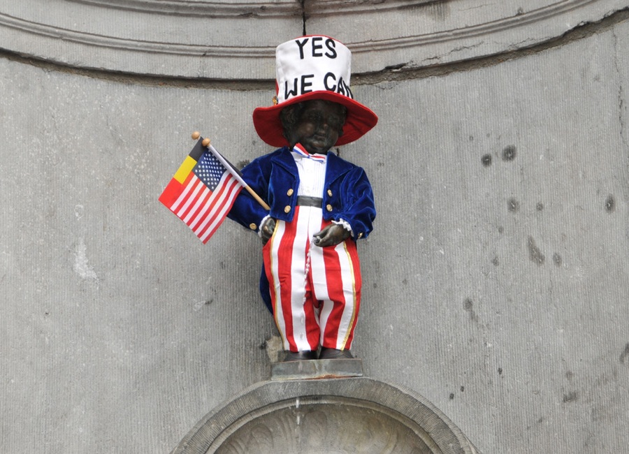 Manneken Pis on Independance Day 2012