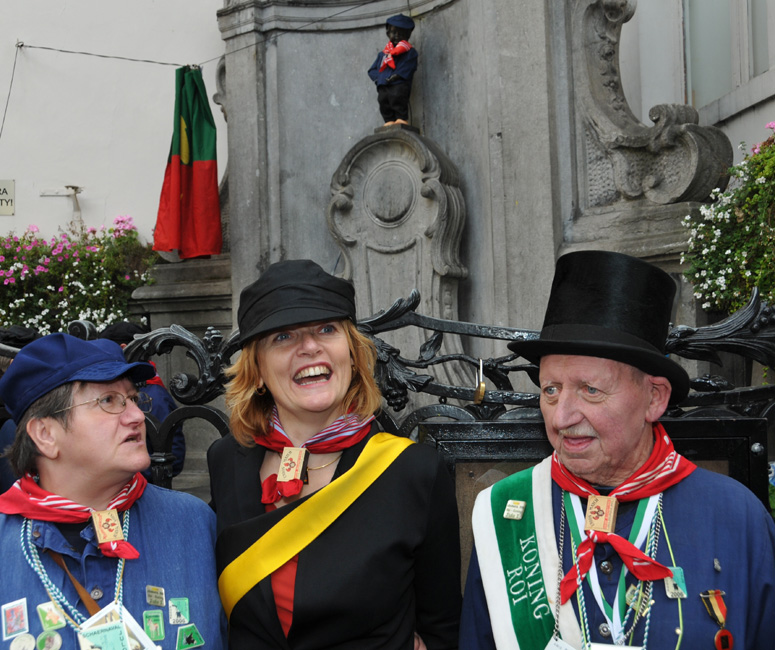 Manneken Pis et Pogge de Schaerbeek