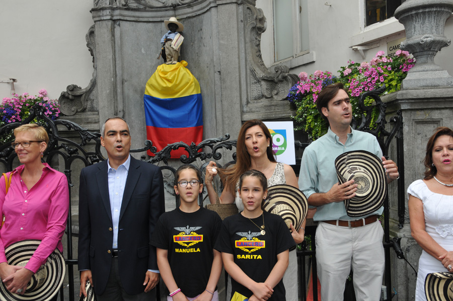 Manneken Pis and Colombia's Independence Day