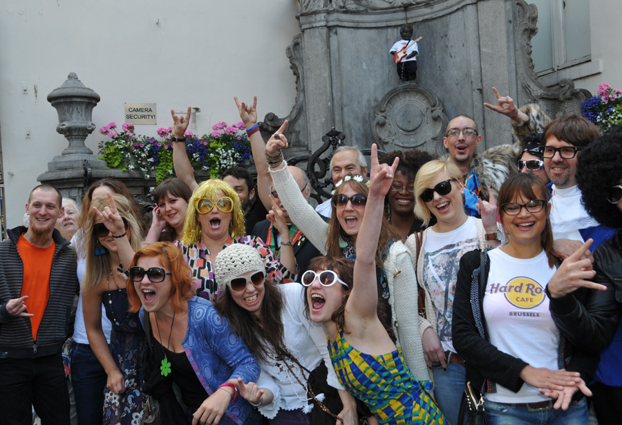 Manneken Pis et le Hard Rock Café