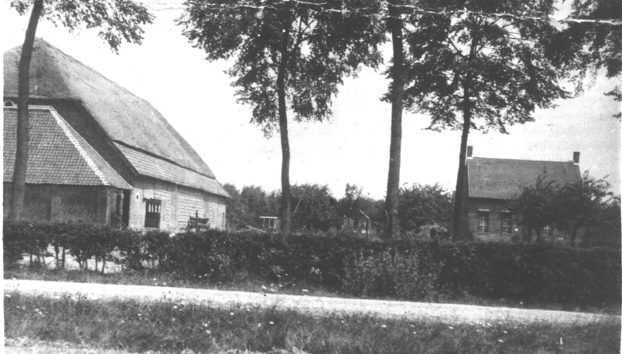 De boerderij vóór de brand 13 januari 1938