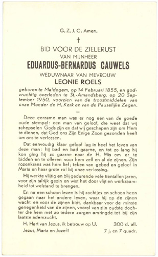 Eduardus Bernardus Cauwels