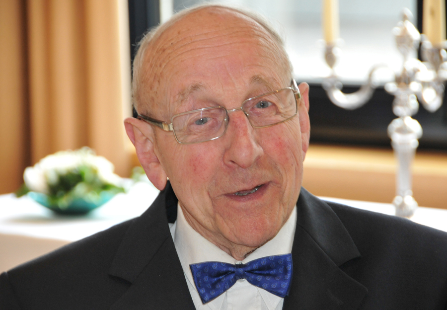 Hubert De Bock op zijn 90ste verjaardsfeest