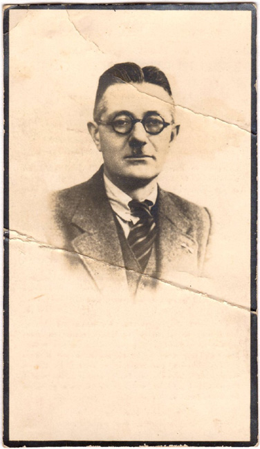 Bidprentje van Adriaan Voeten