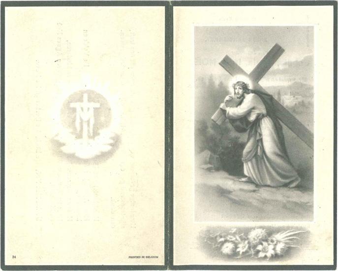 Estelle Noë's funeral card