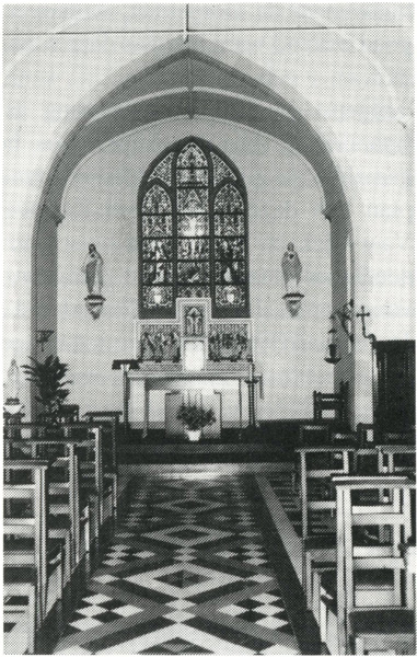 Binnenzicht van de kapel