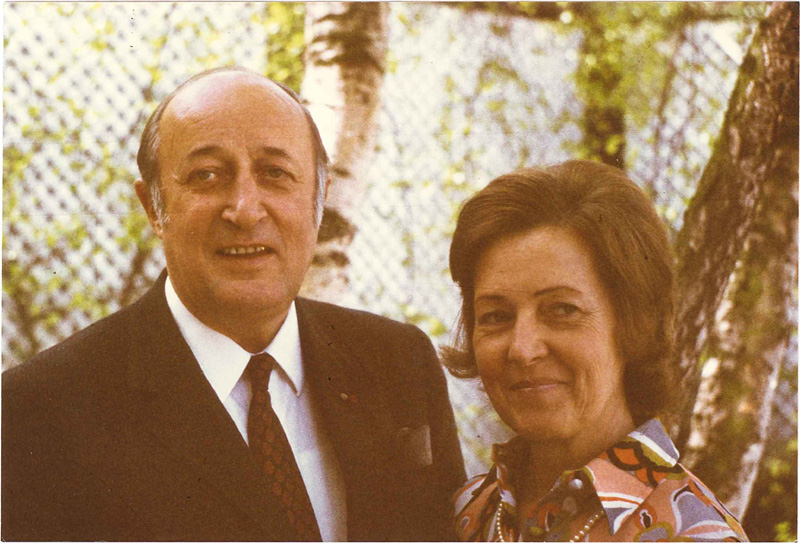 Raoul en zijn vrouw Marie-Aimée de Backere