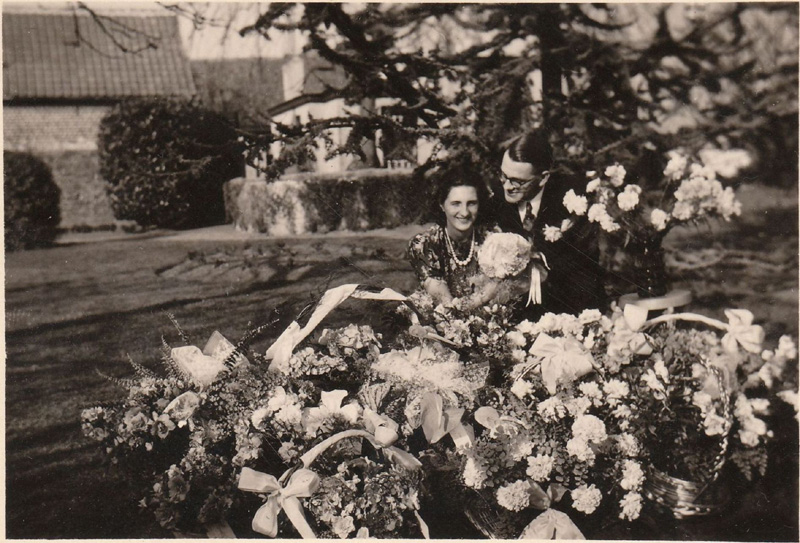 Rose Anne Van Damme en Oscar Maesen in de bloemetjes