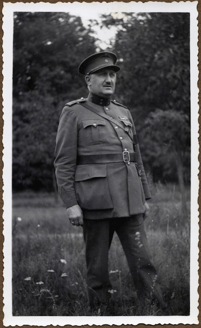 Theo Van Damme in militair uniform