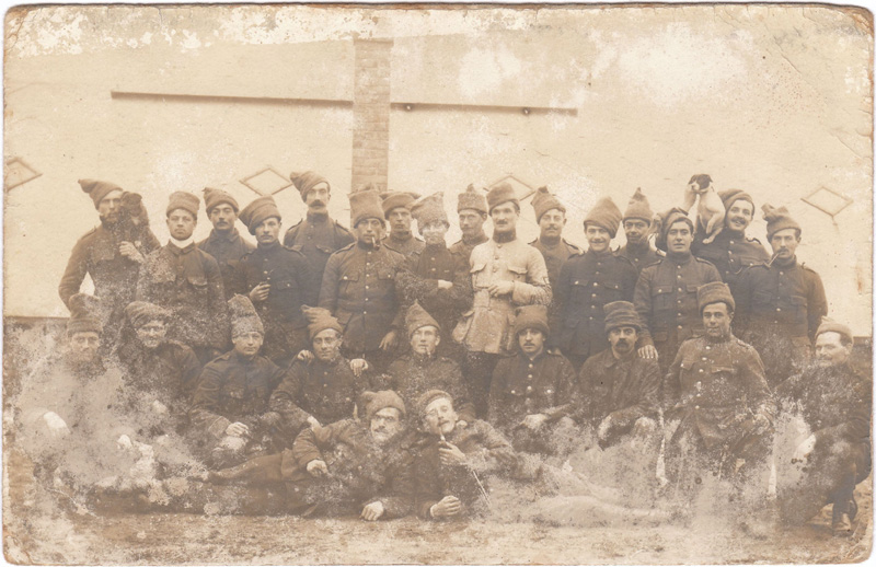 Een groep soldaten