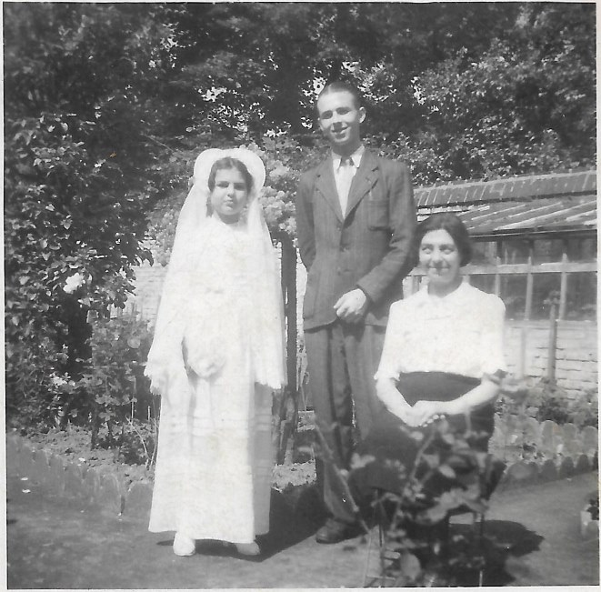 Alice, son fils Henri et sa fille Lucienne