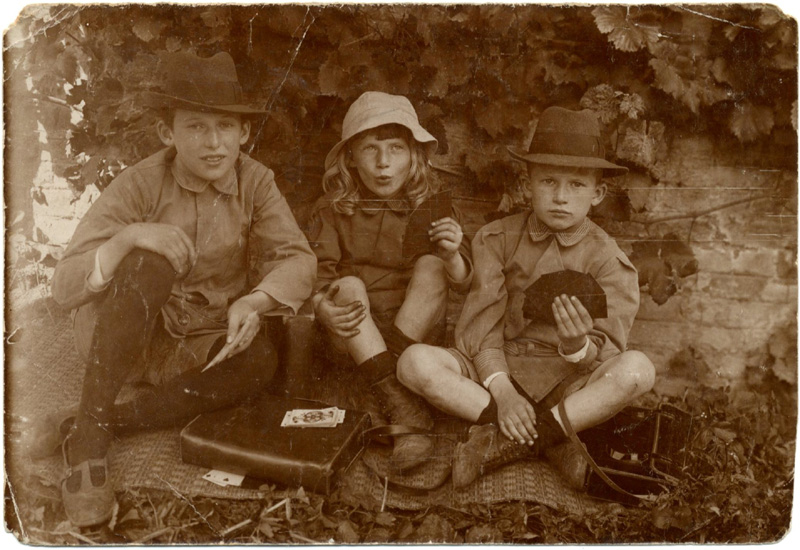 Denis, Albert en Leon Van Peteghem