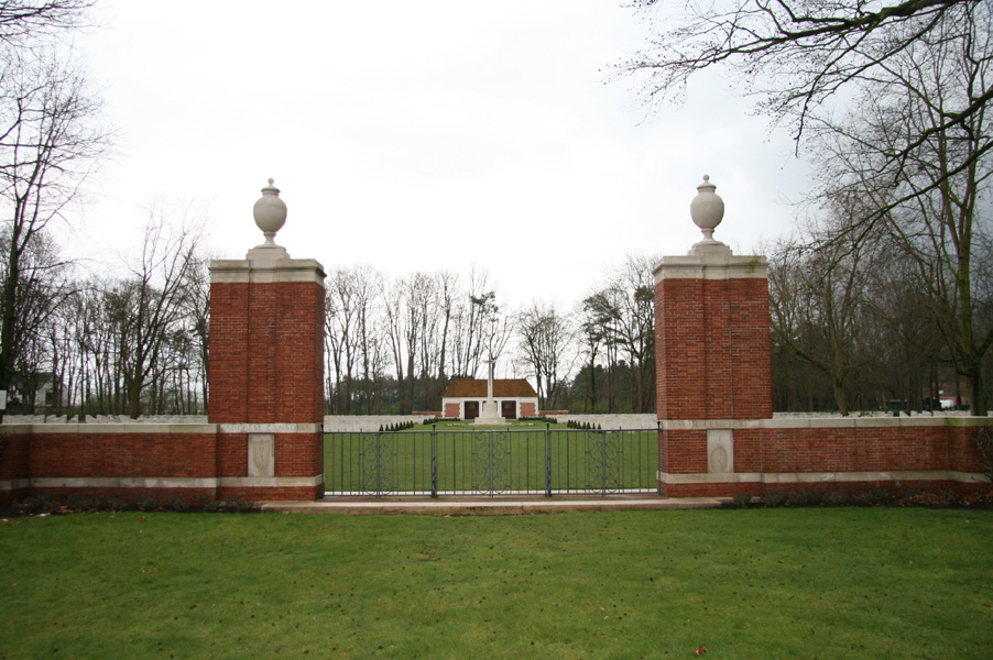 the Adegem Canadian War Cemetery