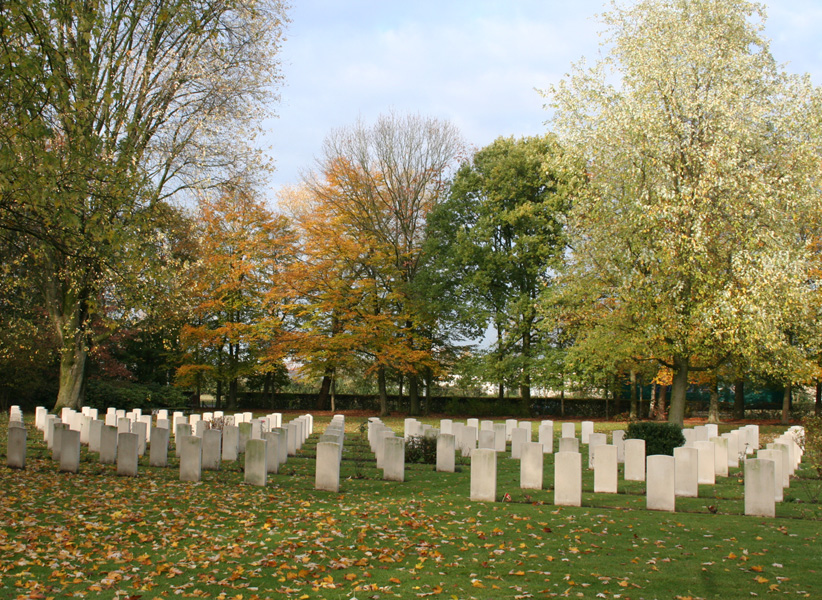 the Adegem Canadian War Cemetery
