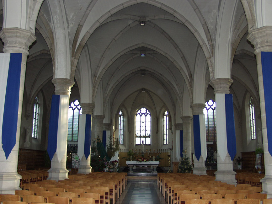 In de kerk van Bellem