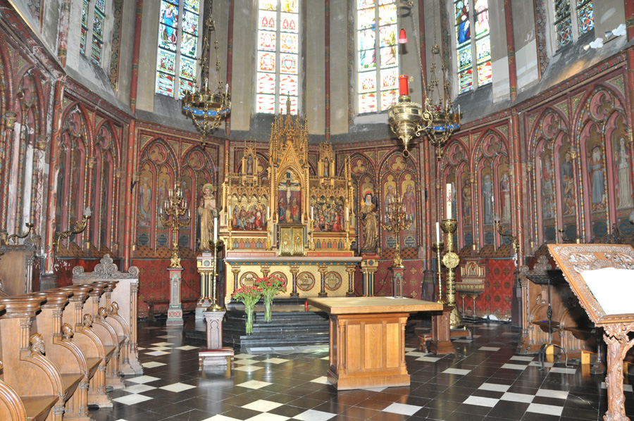 In de St.-Vincentiuskerk van Eeklo