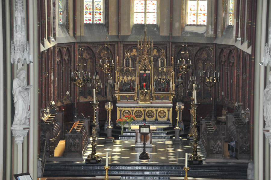 In de St.-Vincentiuskerk van Eeklo