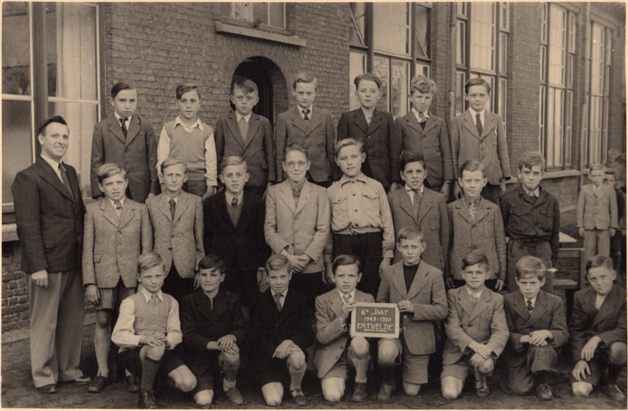 Klasfoto 6de jaar, 1949-50