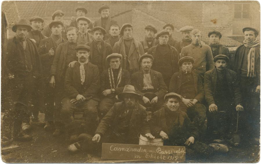De Camaraden van Bassevelde in Thielt in 1918