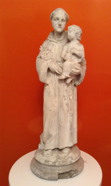 Het heiligenbeeld van St.-Antonius