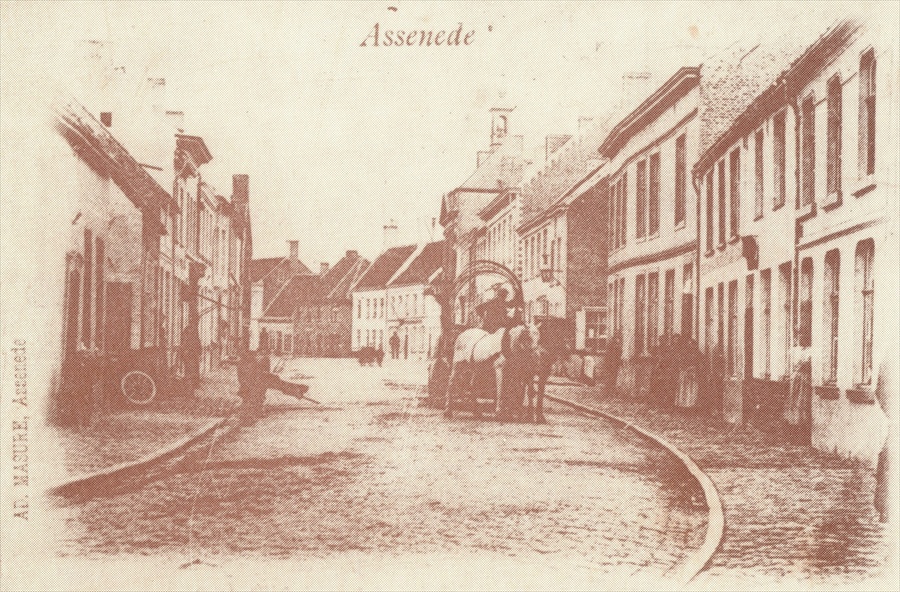 De Weststraat in Assenede