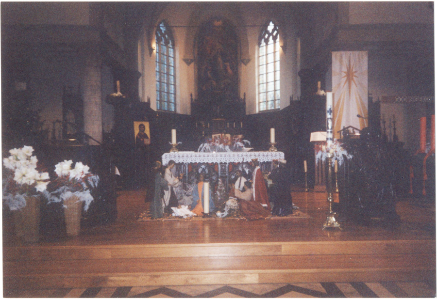 Kerstmis in de kerk van Ertvelde