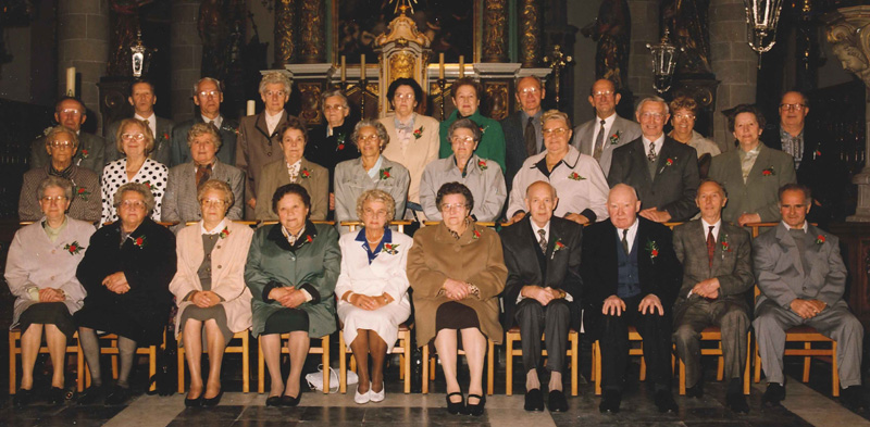 Born in St.-Laureins in 1926 come together in 1996