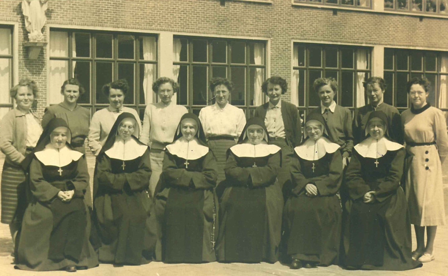 The girls' school staff about 1954