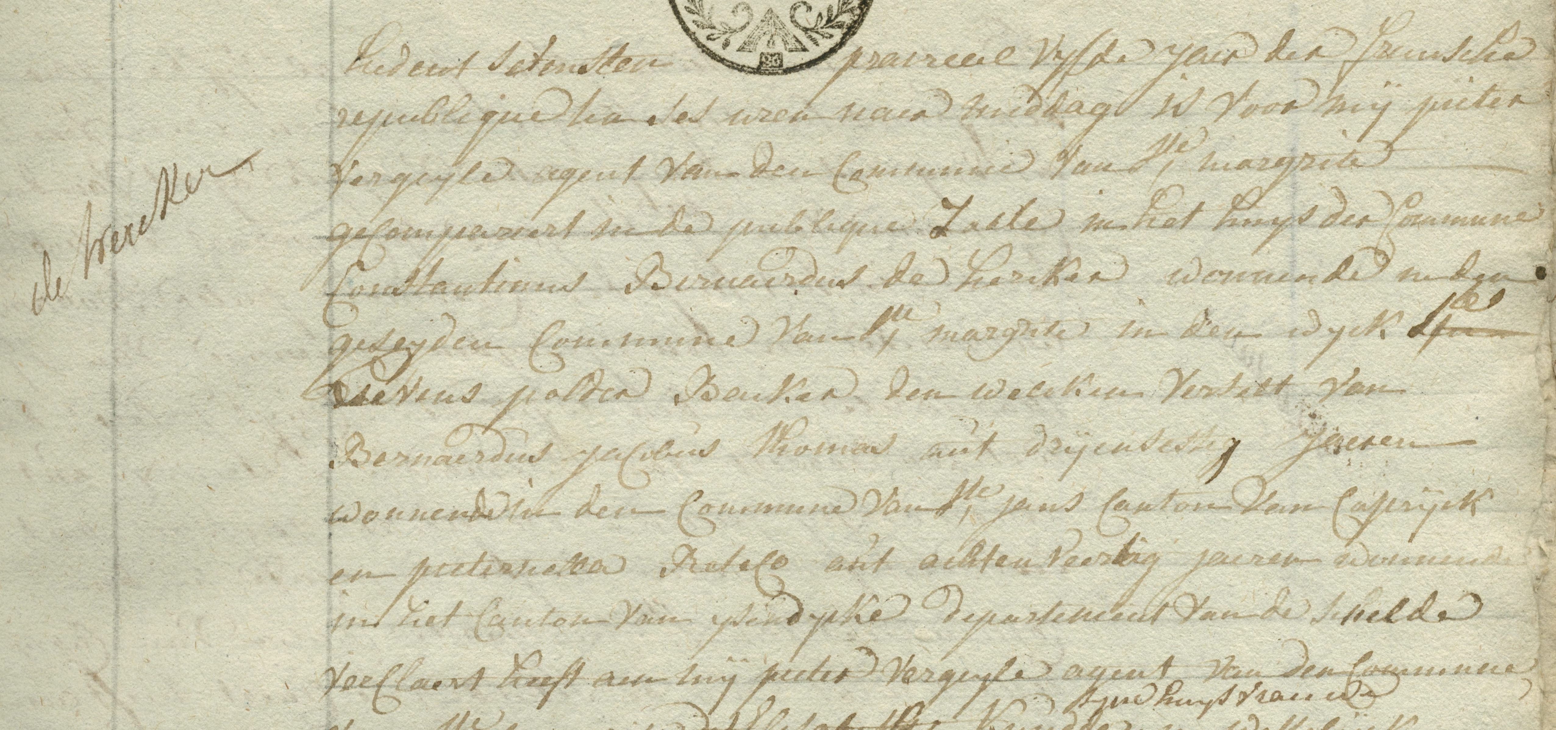 Geboorte-akt van Sophia Pieternella de Hercker