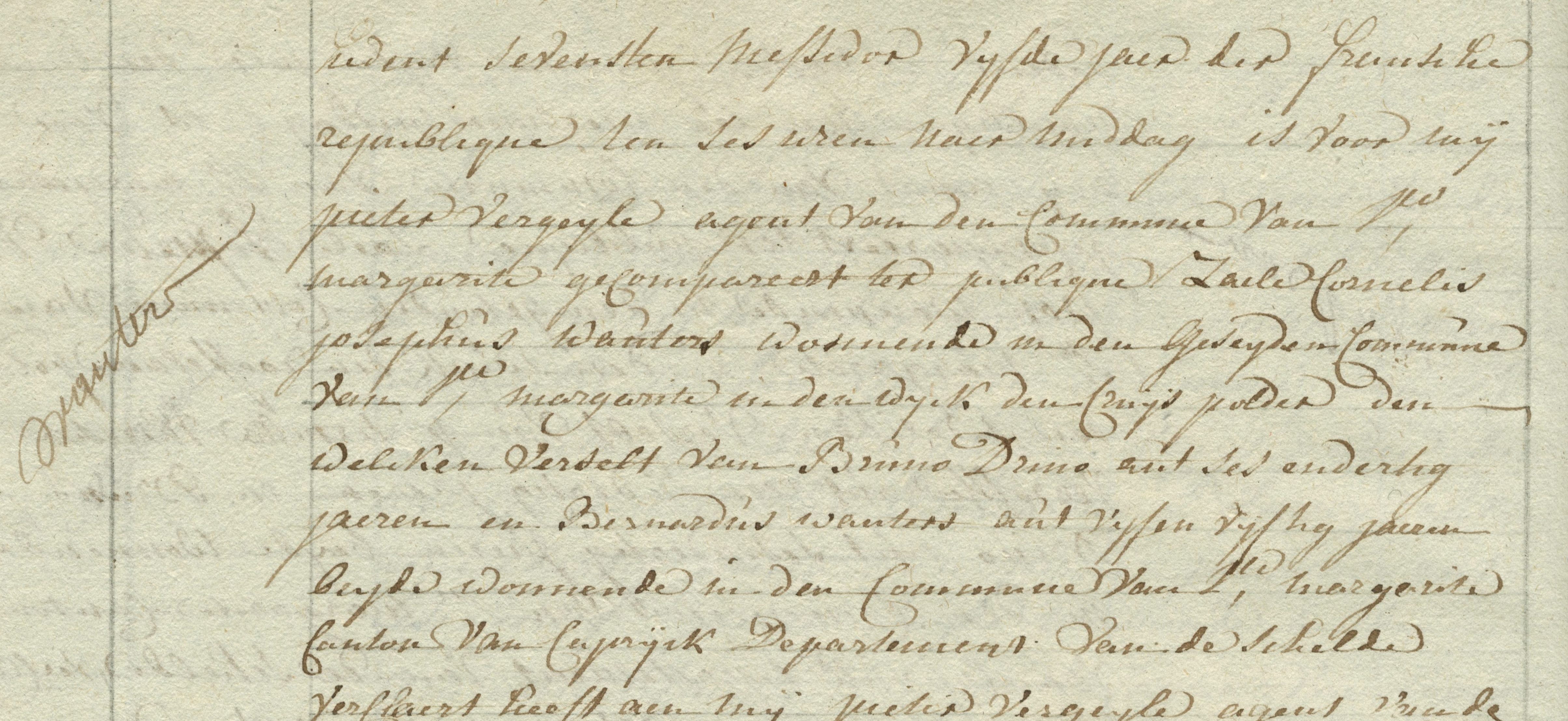 Geboorte-akt van Maria Theresia Wauters