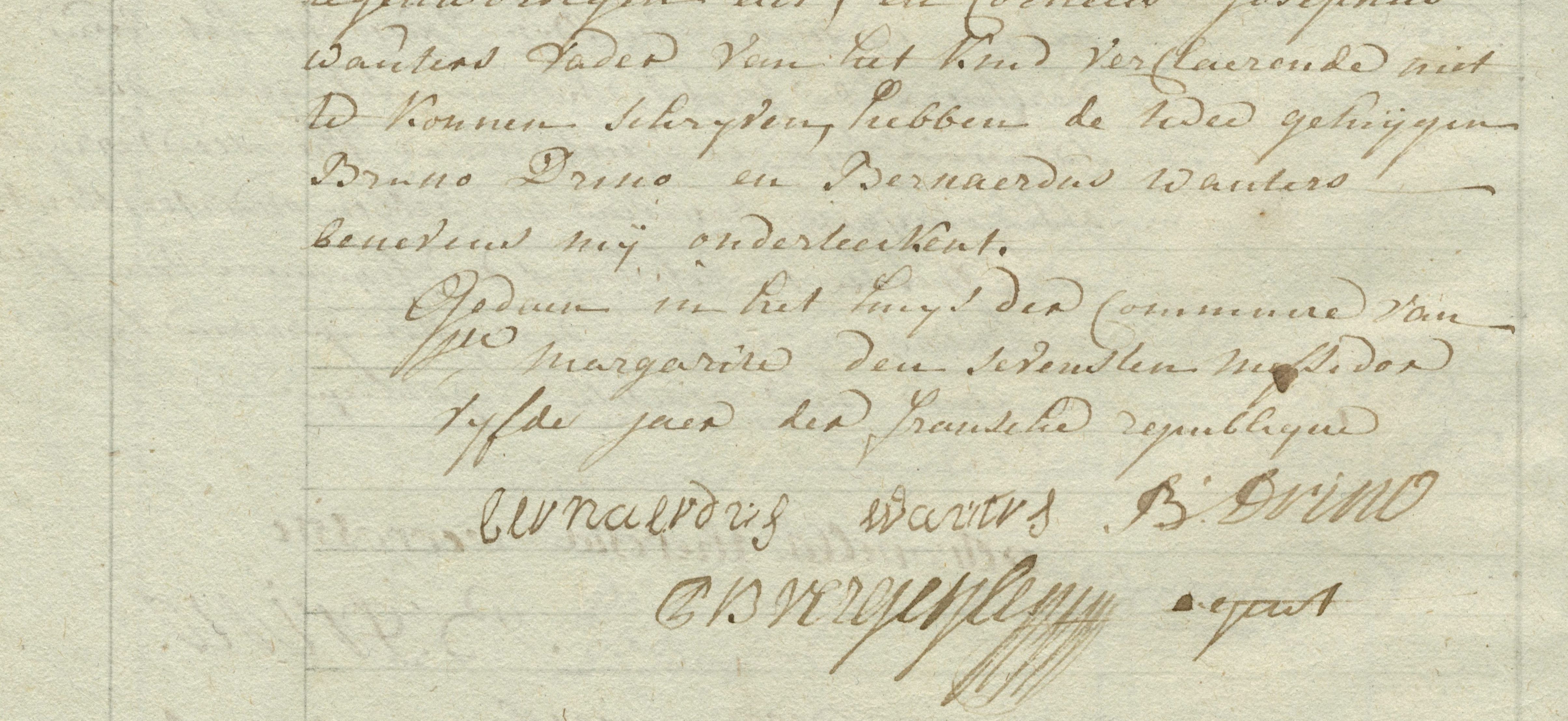 Geboorte-akt van Maria Theresia Wauters