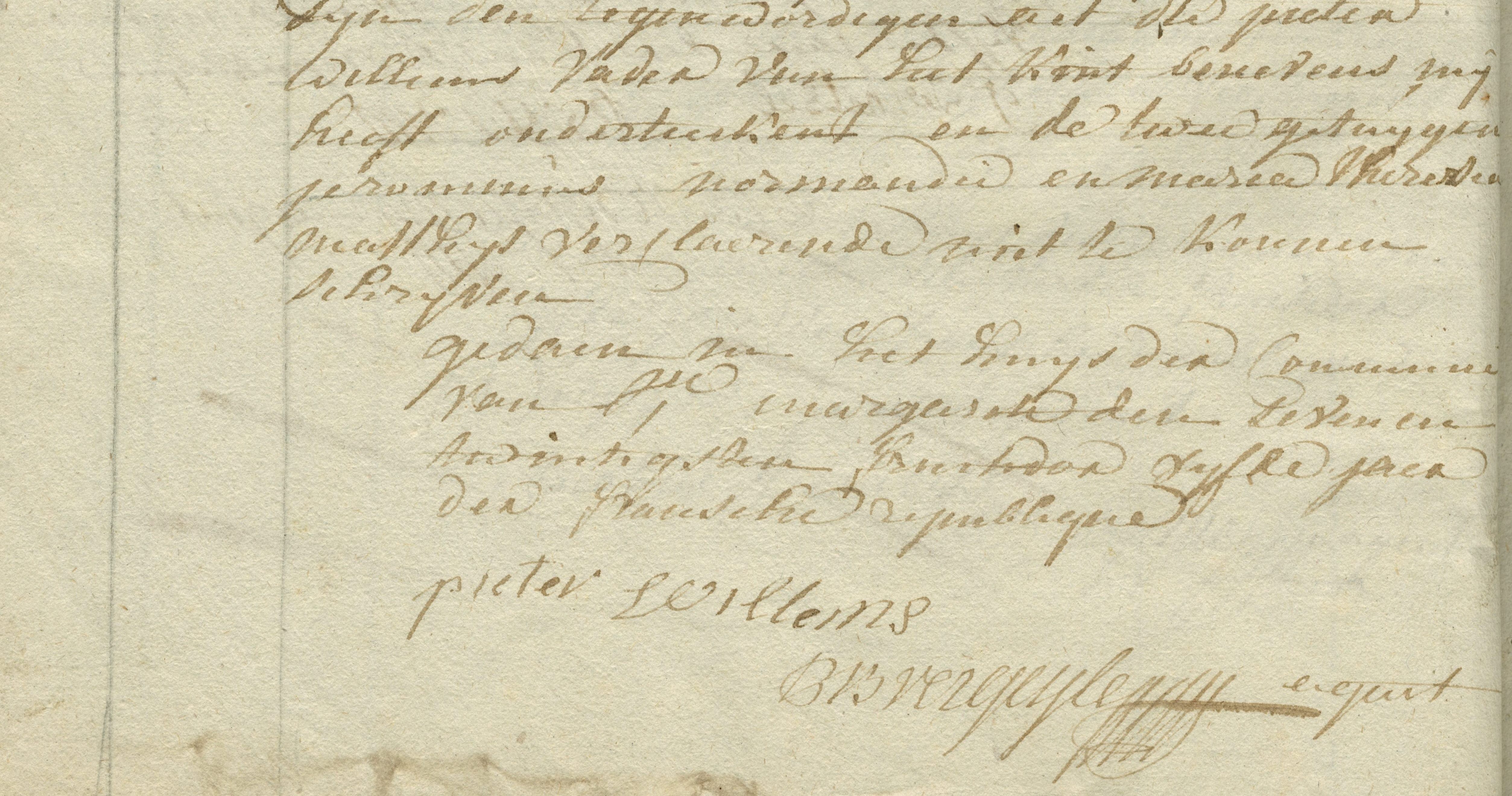 Geboorte-akt van Pieter Jacobus Willems