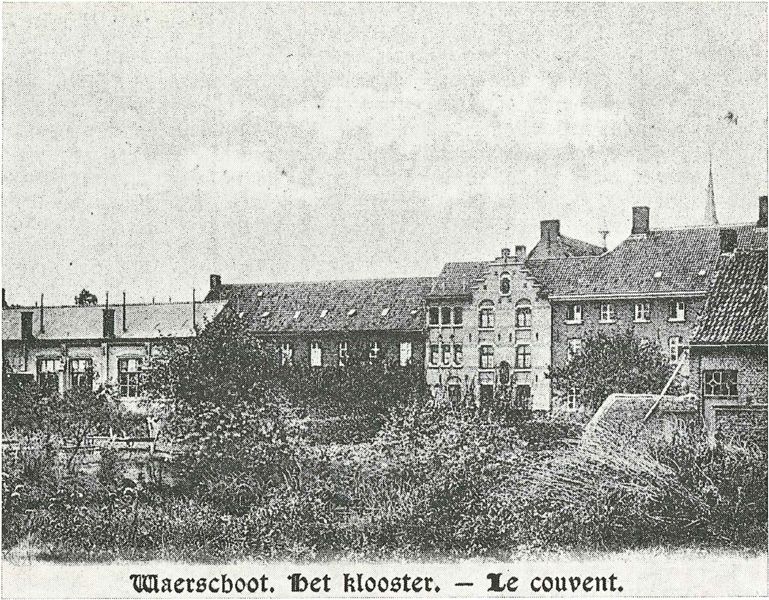 Waerschoot.  Het klooster. - Le couvent.